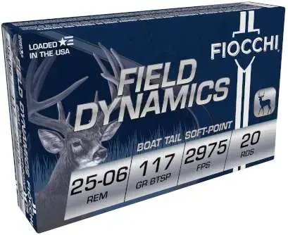FIOCCHI AMO 25-06 REM 117GR PSP 20-RD ( 10 BOXES PER CASE )
