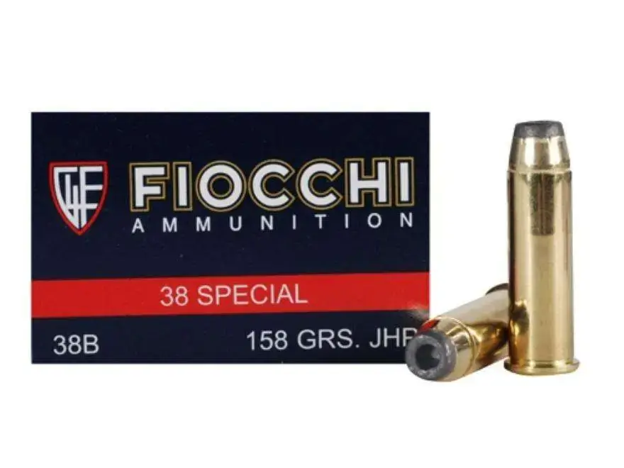 Fiocchi 38B Defense Dynamics 38 Special 158 gr Jacketed Hollow Point (JHP) 50 Round Box