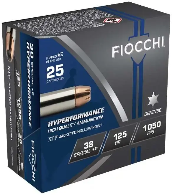 Fiocchi 38XTPB25 Extrema 38 Special +P 110 gr XTP Hollow Point 25 Round Box