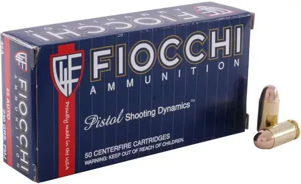 Fiocchi 45ACP 230gr FMJ