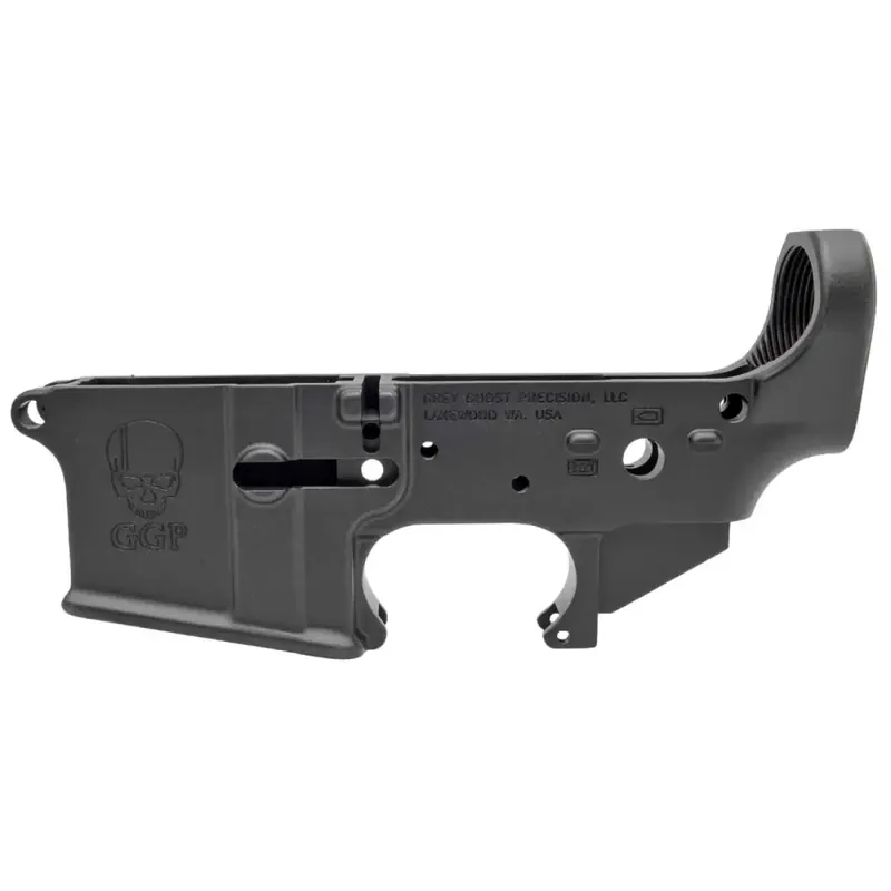 GREY GHOST PRECISION GGPC GGP Cornerstone Forged Lower AR Platform Multi-Caliber Black Hardcoat Anodized