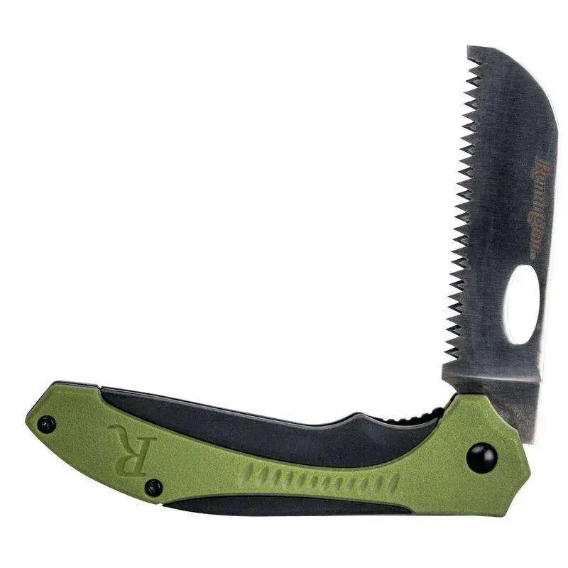 REMINGTON CUTLERY SPORTSMAN 4.5" FOLDING BONE SAW TAN/SS