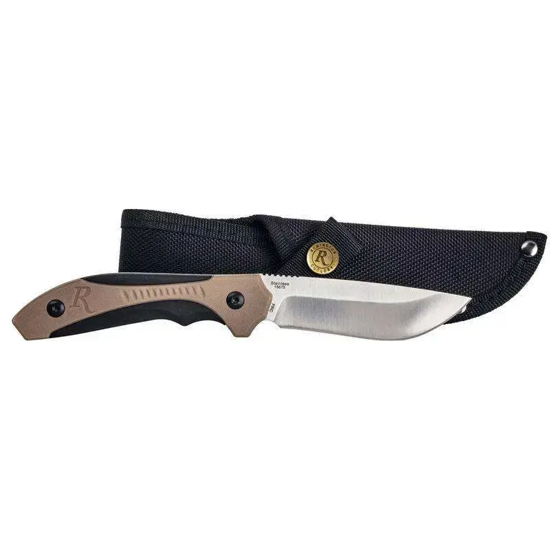 REMINGTON CUTLERY SPORTSMAN 8" SKINNER TAN/SS