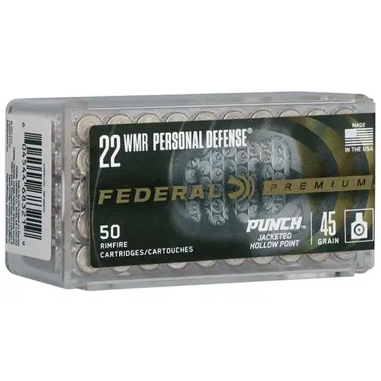 FED PERSONAL DEFENSE 22MAG PUNCH 45GR 50 Round Box