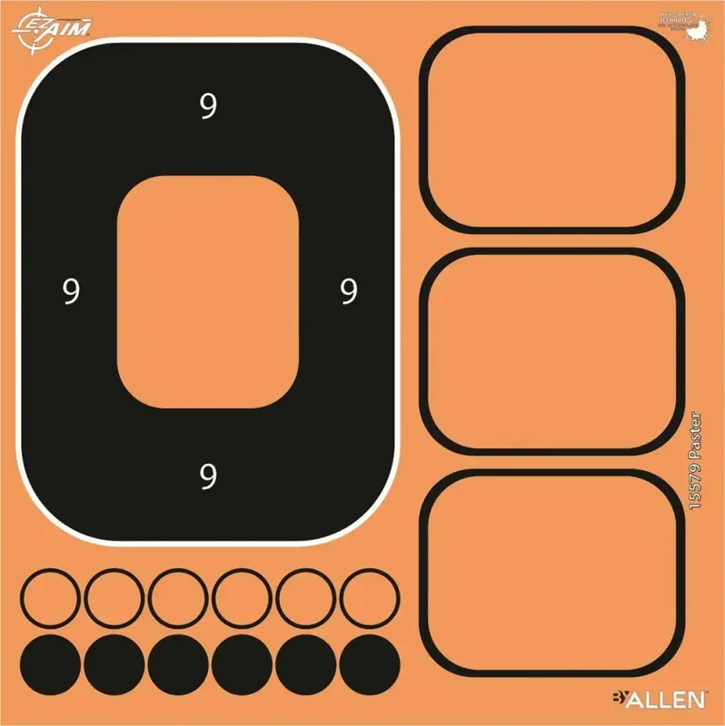 ALLEN 15548 EZ AIM ADHESIVE SPLASH HG TRAIN KIT,