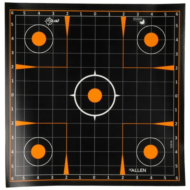 ALLEN 15314-10 EZ AIM SPLASH SIGHTIN GRID 12X12