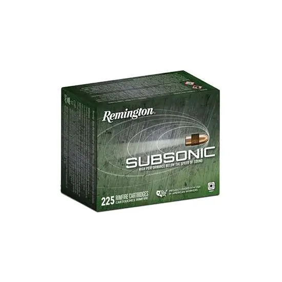 REM SUBSONIC 22LR 40GR COPPER HP 225 Round Box