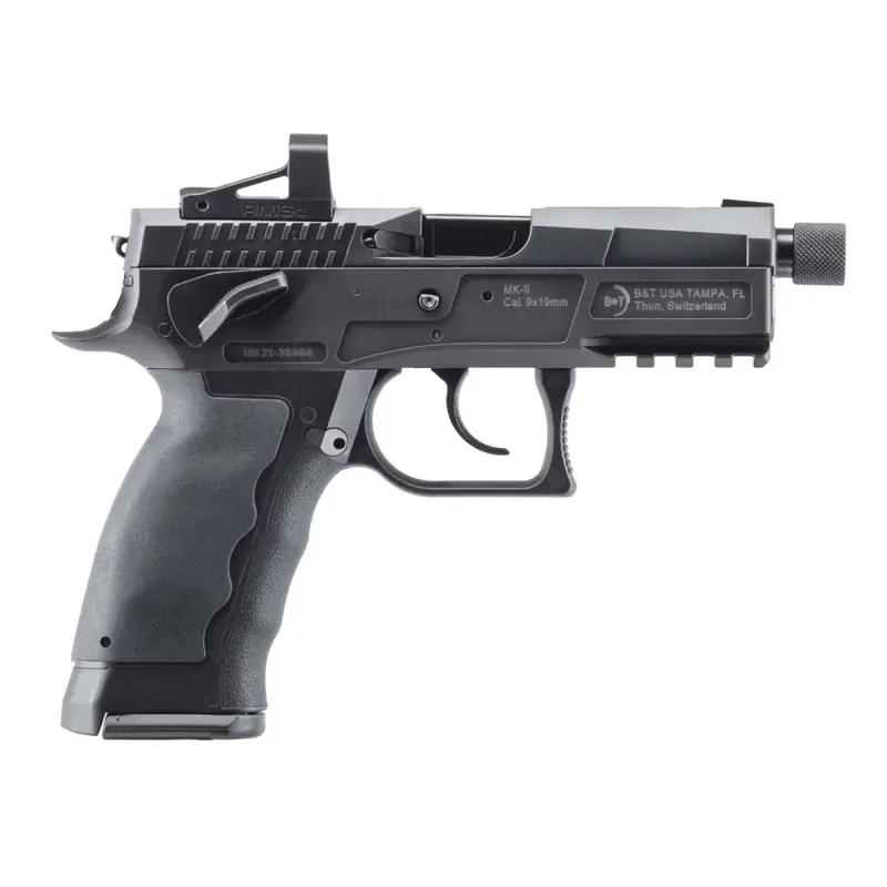 B&T MKII 9MM 4.3" 17RD BLK DA/SA