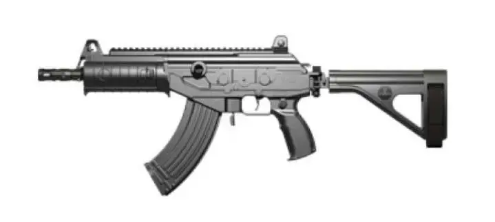 GALIL ACE Pistol GEN2- 7.62 NATO, 11.8" Barrel, 1-20RD, FreeFloat MLOK Handguard, Side Folding Stabilizer Brace