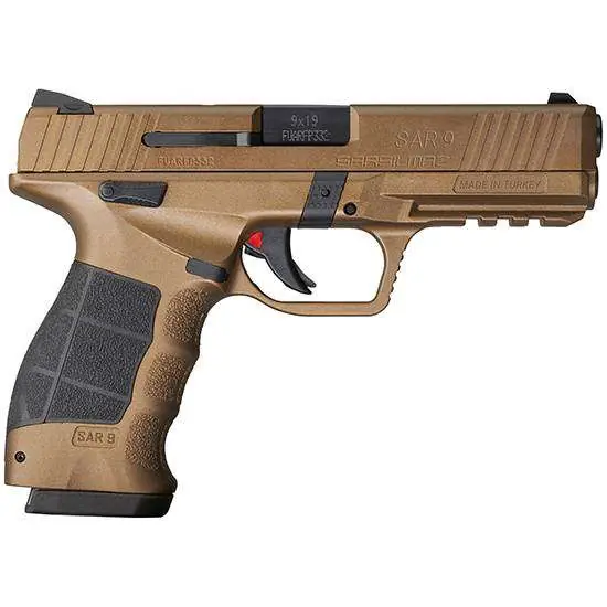 SAR SAR9 HGA 9MM 4.4IN BBL BRONZE CERAKOTE 2/10RD MAG