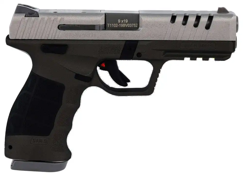 SAR SAR9 HGA 9MM 4.4IN BBL PLATINUM CERAKOTE 2/10RD MAG