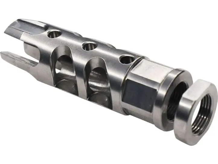 FOSTECH 5.56 STRAKE BRAKE FOR AR15 IN STAINLESS STEEL