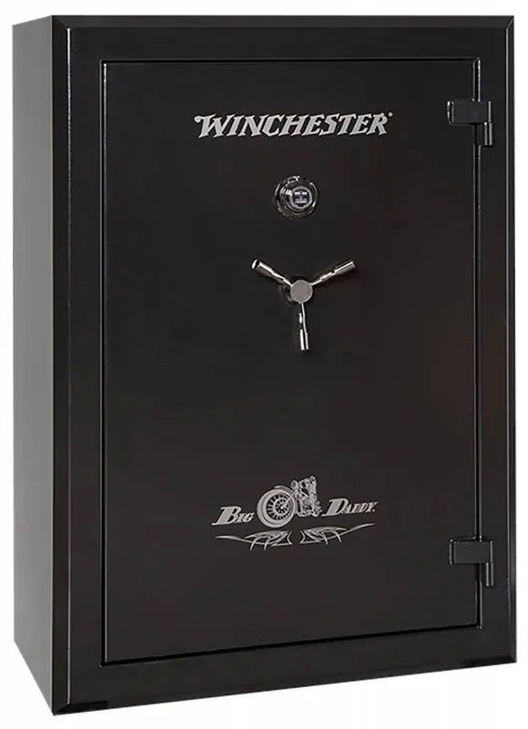 Winchester Safes BD5942367E Big Daddy Gun Safe 60" H x 42" W x 25" D (Exterior) Electronic Lock Black