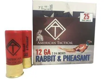 ATI GAME LOAD AMO 12GA #7.5 1 OZ 2.75 DRAM 2 3/4" 250RD CASE