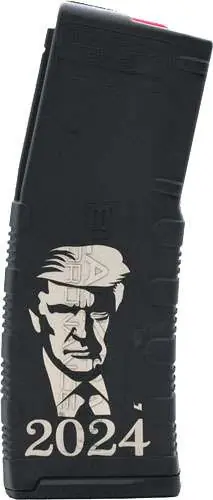 BLACK RAIN LASER ETCHED MAGAZINES 30RD TRUMP 2024