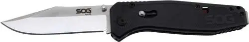 Sog Knife Flare Satin Polish Straight Edge 3.5 Blade