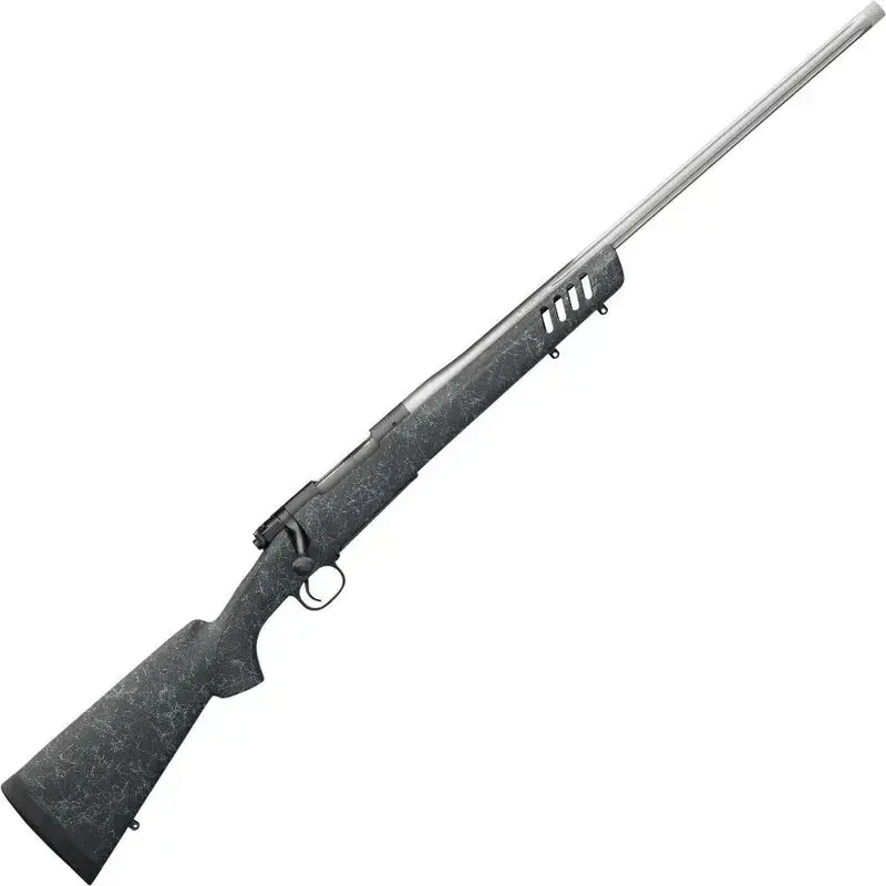 Winchester Guns 535232277 70 Coyote Light Bolt 325 WSM 24" 3+1 Black w/Gray Webbing Fixed Bell & Carlson w/Aluminum Bedding Stock Blued Steel Receiver