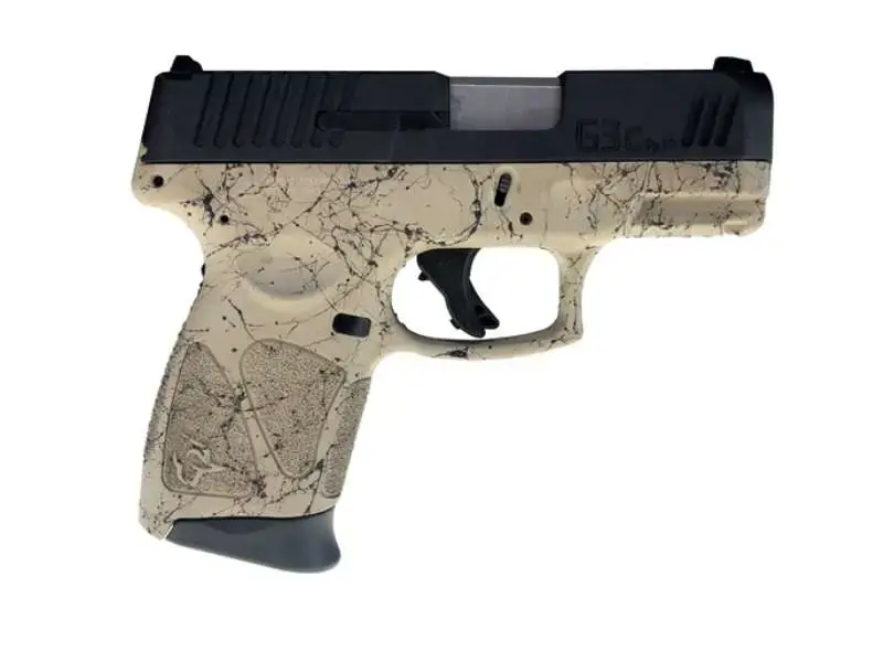 TAU G3C 9MM 3.26 3 12RD FDE W/BLK SPLATTER