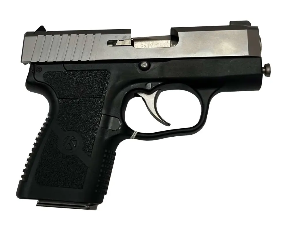 KAHR CM9 9MM 3 SS SLIDE NS 6RD BLEM