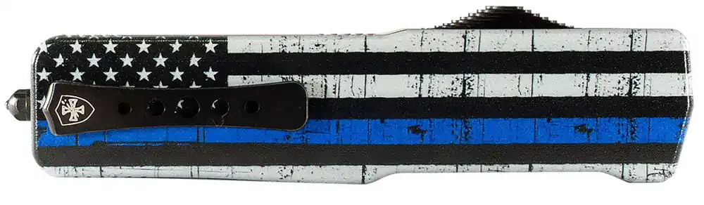 TEMP LABTB521 LARGE BACK THE BLUE TANTO SERRATED