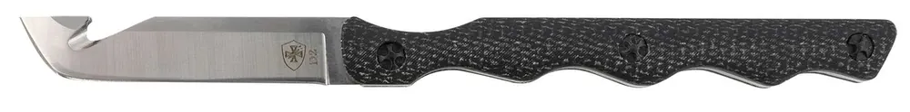 TEMP NTKR322 NECK KNIFE BLACK W RED D2 DROP
