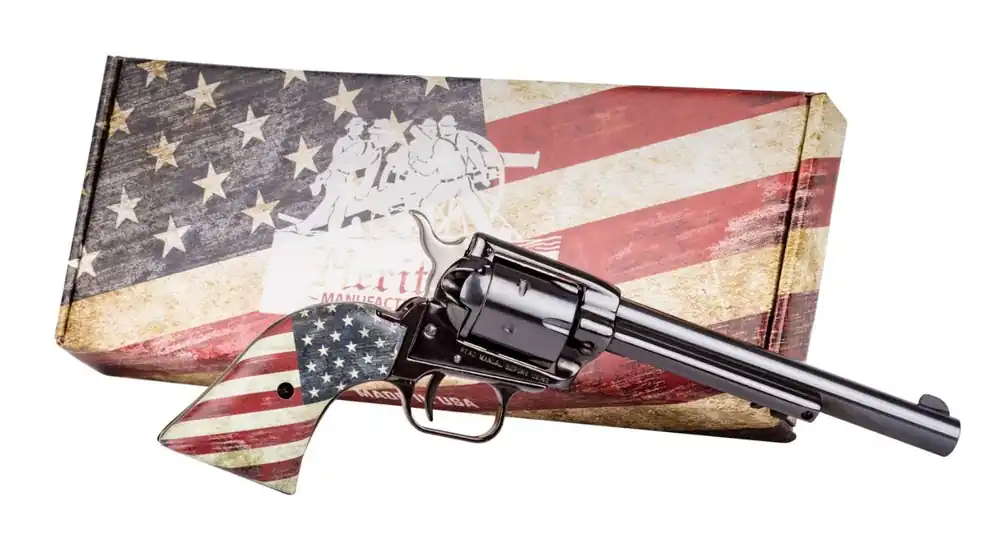 22LR BLUE/US FLAG GRIP 6.5" FS