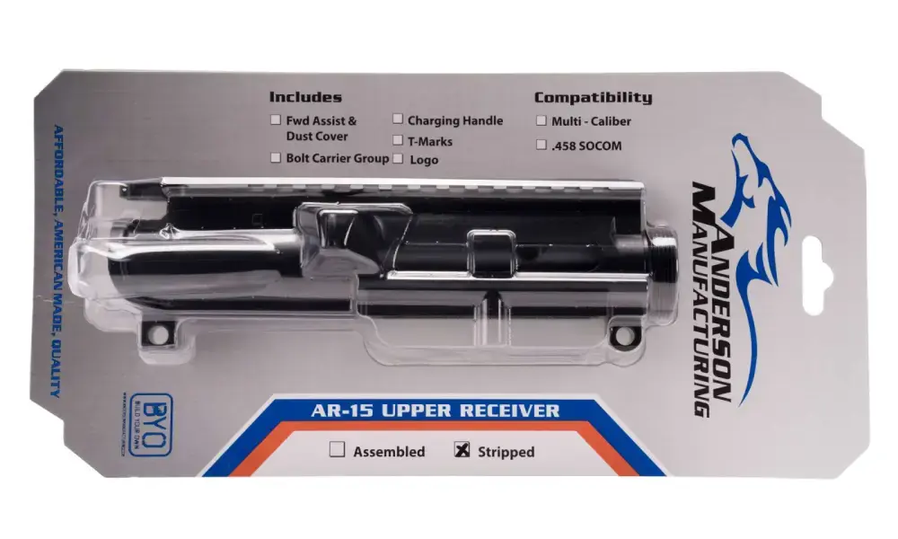 AM UPPER RECEIVER AR15 A3 ALUM FORGING STRIPPED