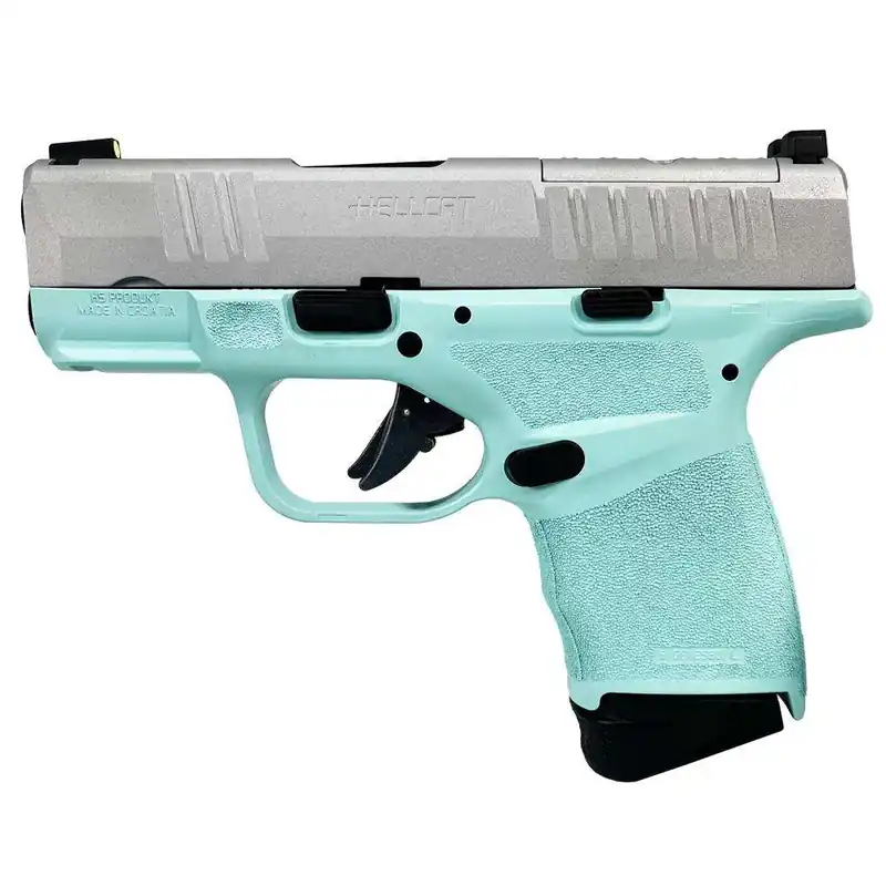 HELLCAT 3"" MICRO CMPT OSP 9MM 2MAGS OPTICS RDY-TIFF FRAME W/SILVER SLID