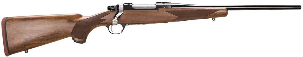 Ruger Hawkeye Compact Bolt 243 Win 16.5" 4+1 American Walnut Stk Blued
