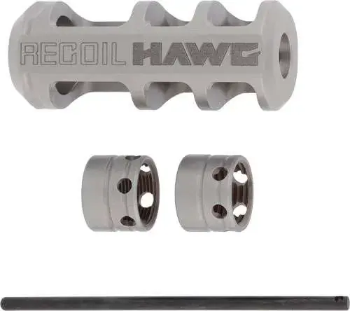 BG SPORTER RECOIL HAWK MUZZLE BREAK S STEEL .30CAL & SMALLER