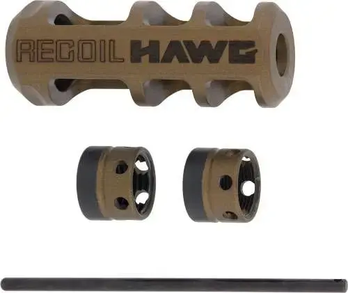 BG SPORTER RECOIL HAWK MUZZLE BREAK B BRONZE.30CAL & SMALLER