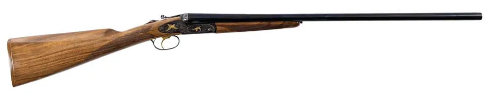 F.A.I.R. FR-ISPRTGDL-1228 Iside Prestige Tartaruga Gold 12 Gauge with 28" Barrel, 3" Chamber, 2rd Capacity, Color Case Hardened Metal Finish & Walnut Fixed Stock, Gold Trigger Right Hand