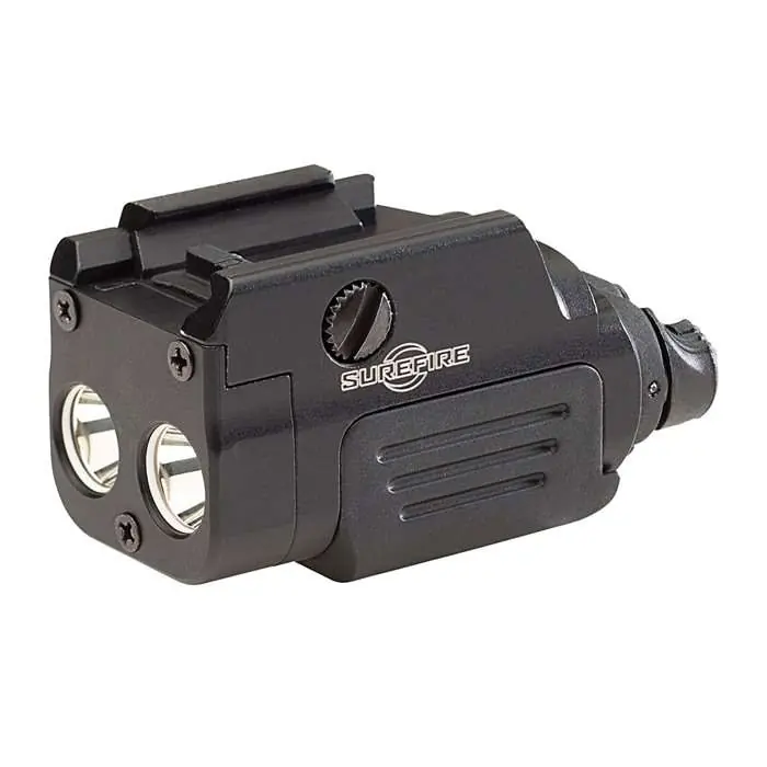 COMPACT RECHARGEABLE PISTOL LIGHT, UNIVERSAL/PICATINNY CLAMP RAIL MOUNT, 800 LUMENS, REMOVABLE BATTERY CARTRIDGE, MICRO USB CHARGE CRADLE, TYPE III ANODIZED ALUMINUM, BLACK