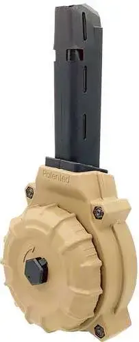 PROMAG DRUM GLOCK 17 19 9MM 50RD FDE POLY