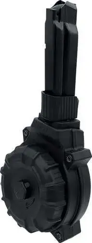 PROMAG DRUM SW SHIELD PLUS 9MM 50RD BLK POLY