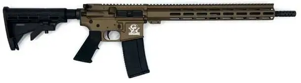 GLFA AR15 RIFLE .223 WYLDE 16" 1:8 NIT BBL BURNT BRONZE