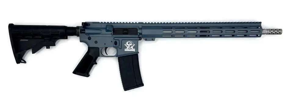 GLFA AR15 RIFLE .223 WYLDE 16" S/S BBL TUNGSTON BLUE