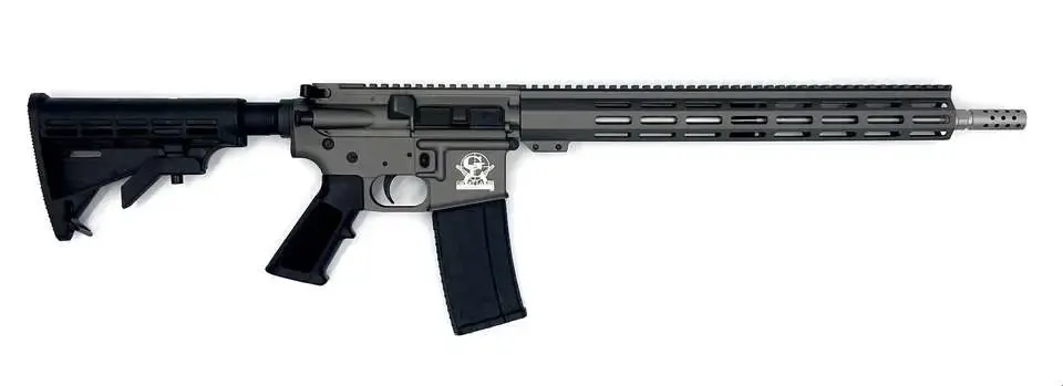 GLFA AR15 RIFLE .223 WYLDE 16" S/S BBL TUNGSTON GREY
