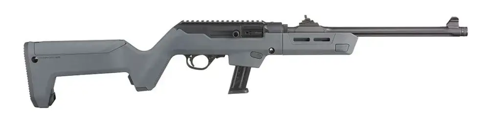 RUGER PC BKPKR 9MM 16.12" 10RD GRY