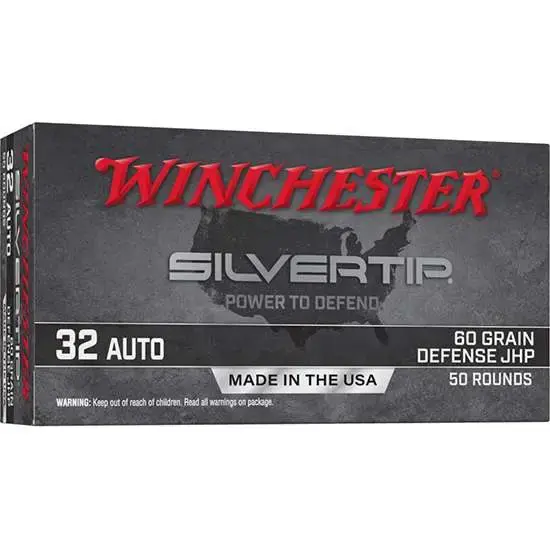 WIN SILVERTIP 32AUTO 60GR JHP 50 Round Box