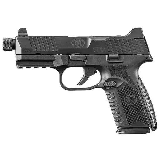FN 509 Midsize Tactical 9mm Luger 4.50" Threaded Barrel 10+1, Black, No Manual Safety, Optics Ready