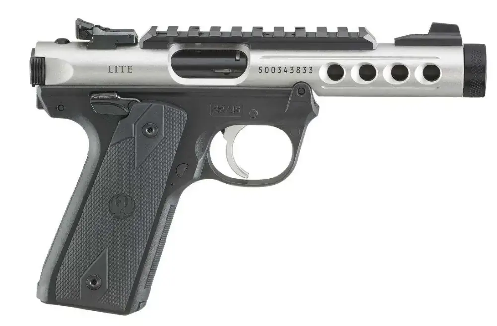 RUG MARK IV 22/45 LITE 22LR CLEAR ANODIZED 10RD