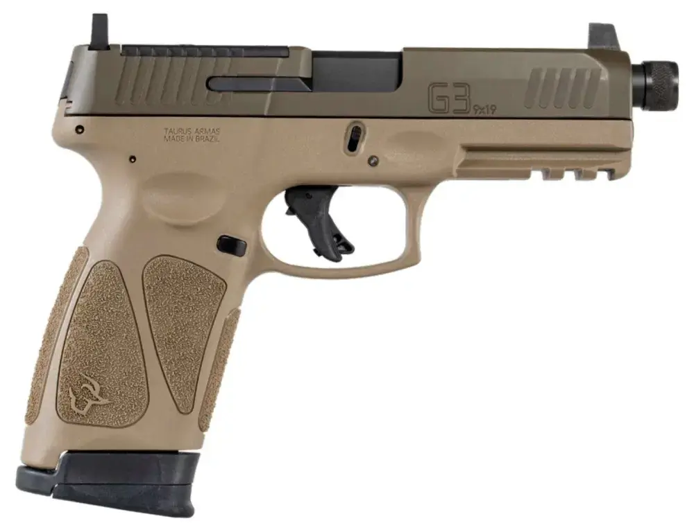 TAURUS G3 9MM TAC 4.5 TAN 10RD
