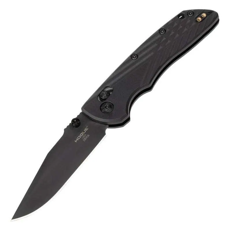 Deka 3.25" ABLE Lock Folder - Clip Point Blade Black Finish - Polymer Frame - Black