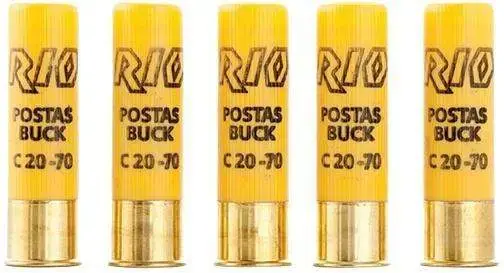 RIO 20GA ROYAL BUCKSHOT #1 BUCK 9-PELLET 25/BX