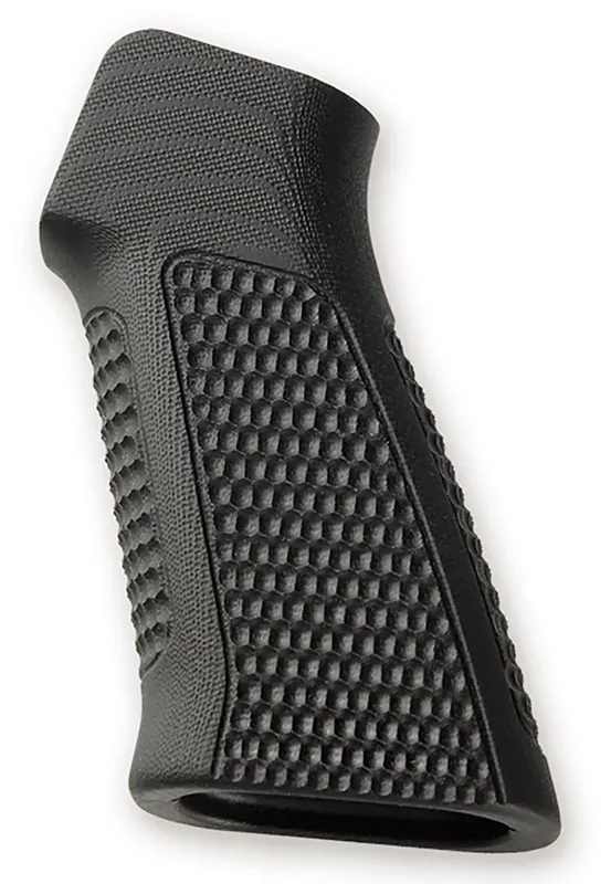 AR-15/M-16 - Piranha - G10 Solid BLACK - No Finger Grooves