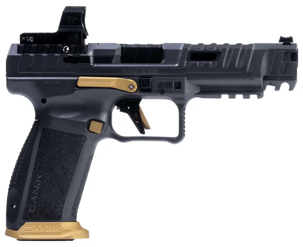 Canik SFx Rival 9mm Luger Caliber with 5" Barrel, 10+1 Capacity, Rival Gray Finish