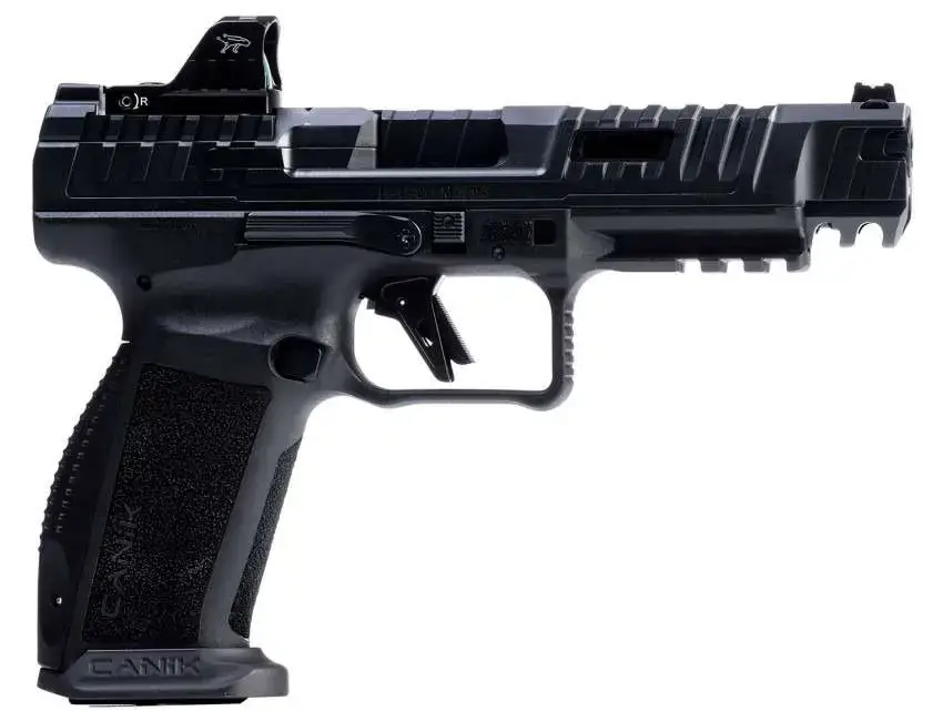 Canik SFx Rival 9mm Luger 10+1 5" Barrel, Rival Dark Side Black Frame w/Picatinny Accessory Rail