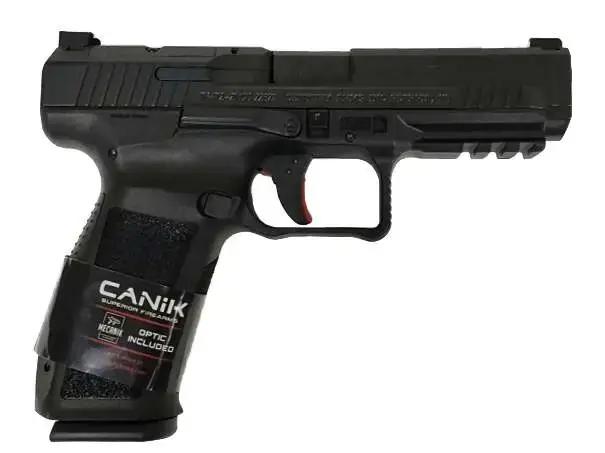 Canik Mete SFT 9mm Luger 10+1 4.46" Barrel, Includes Red Dot, 2 Magazines, Holster & Cleaning Kit