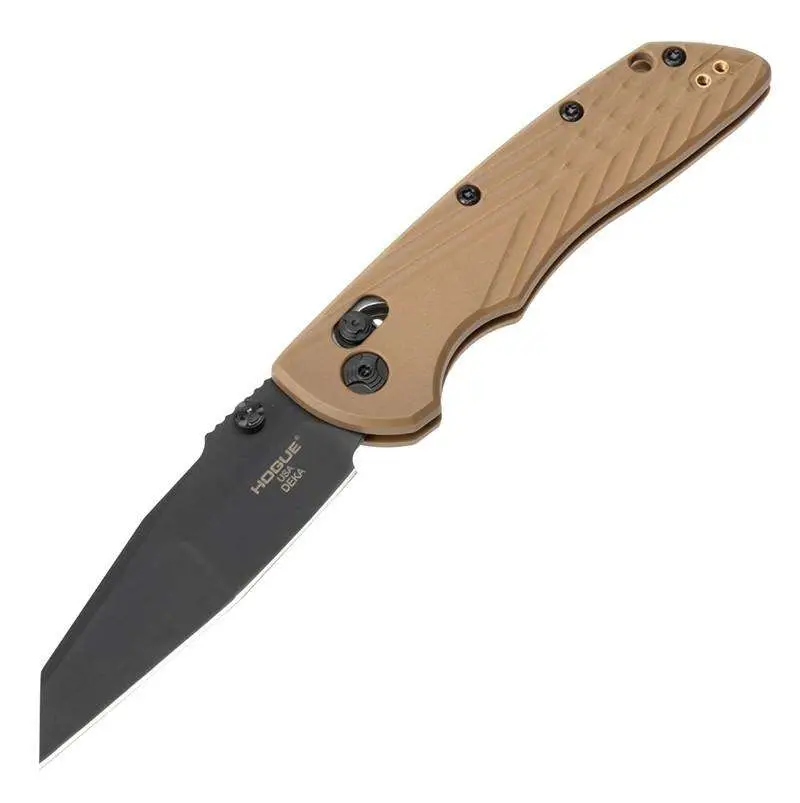 Deka 3.25" ABLE Lock Folder - Modified Wharncliffe Blade Black Finish - Polymer Frame - Flat Dark Earth